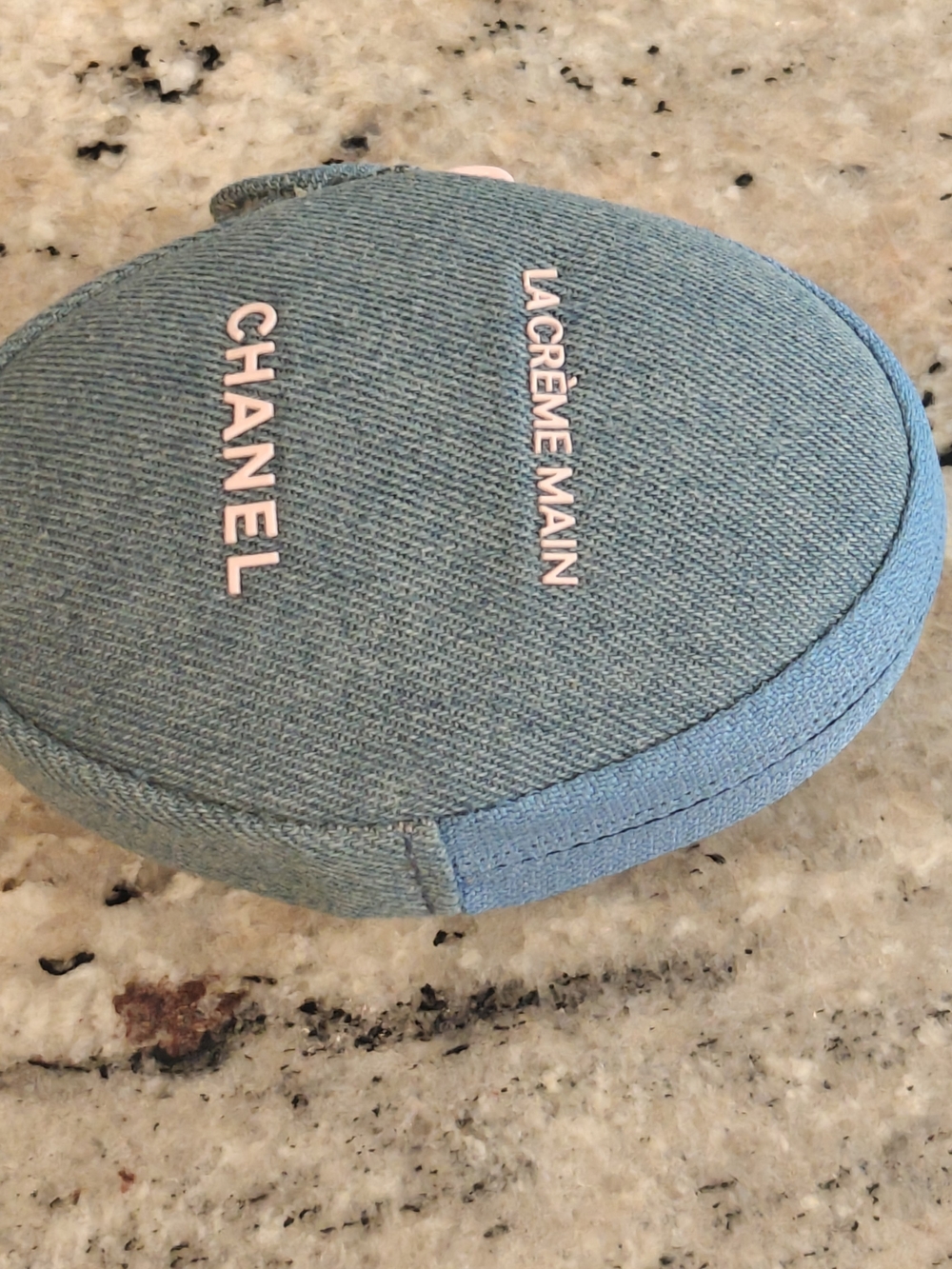 CHANEL La Crème Main Denim Cosmetic Pouch - NEW - Picture 3 of 6